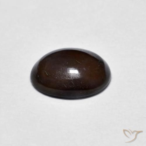 Opale di cioccolato Marrone scuro naturale da 0.71 ct, Ovale, Opaco