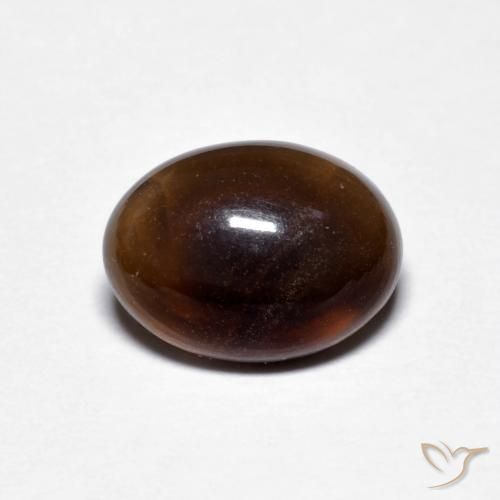 1.27ct Naturale Marrone Opale cioccolato, Ovale, Traslucido