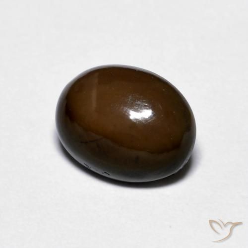 Opale di cioccolato Marrone medio naturale da 1.16 ct, Ovale, Opaco