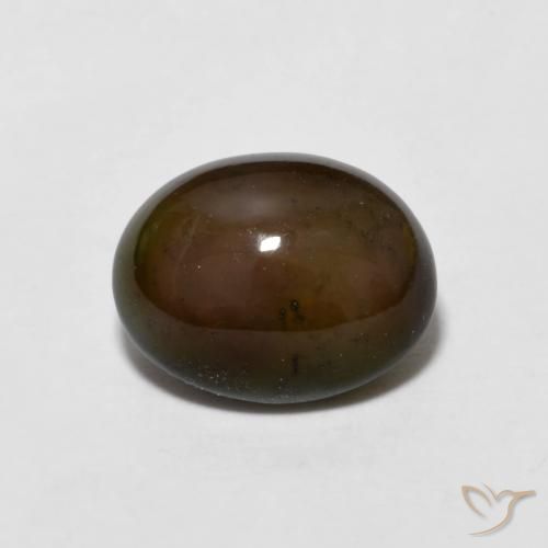 1.20ct Naturale Cannella Brown Opale cioccolato, Ovale, Opaco