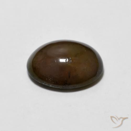 Opale di cioccolato Cannella Brown naturale da 1.20 ct, Ovale, Opaco
