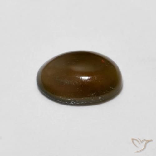 Opale di cioccolato Marrone caldo naturale da 0.47 ct, Ovale, Opaco