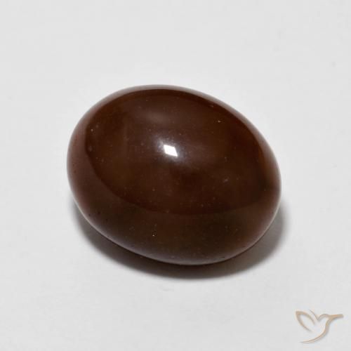 Opale di cioccolato marrone pecan naturale da 2.13 ct, Ovale, Opaco