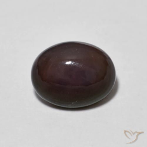 1.22ct Naturale Multicolore Opale cioccolato, Ovale, Opaco