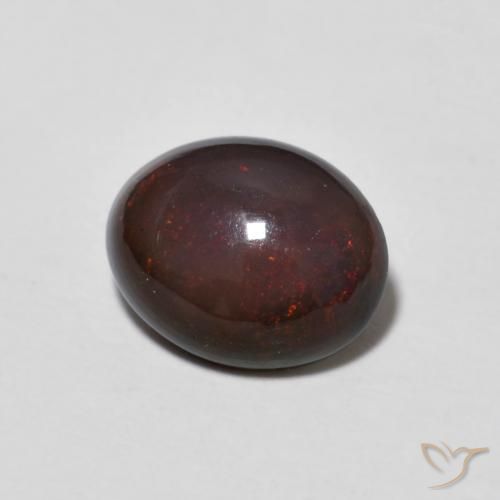 Opale di cioccolato Multicolore naturale da 1.01 ct, Ovale, Traslucido