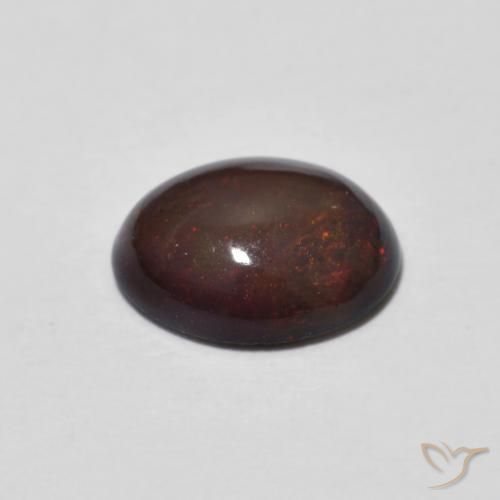 Opale di cioccolato Multicolore naturale da 1.01 ct, Ovale, Traslucido