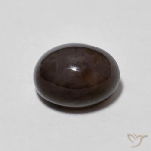 1.02ct Naturale Multicolore Opale cioccolato, Ovale, Trasparente