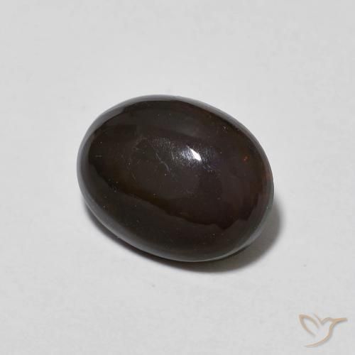 Opale di cioccolato Multicolore naturale da 1.20 ct, Ovale, Trasparente