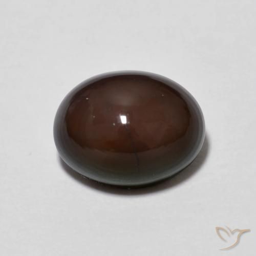 1.49ct Naturale Multicolore Opale cioccolato, Ovale, Opaco