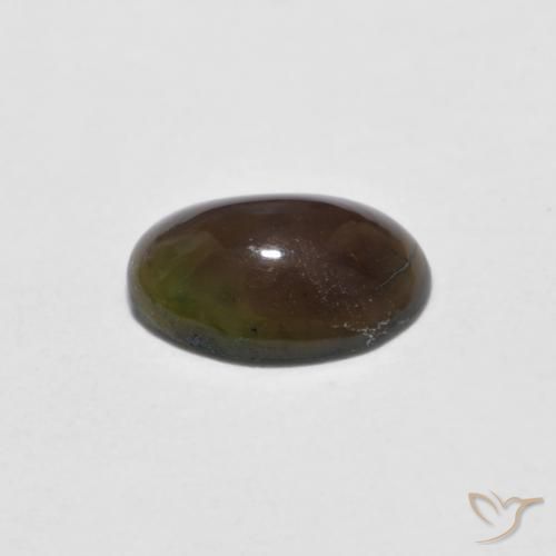 Opale di cioccolato Multicolore naturale da 0.38 ct, Ovale, Opaco
