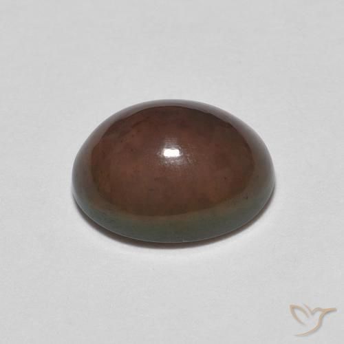 Opale di cioccolato Multicolore naturale da 1.01 ct, Ovale, Opaco