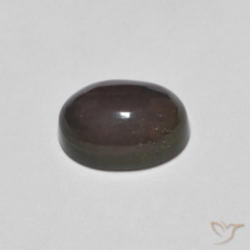 Opale di cioccolato Multicolore naturale da 0.64 ct, Ovale, Opaco