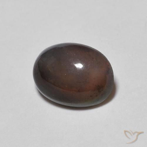 Opale di cioccolato Multicolore naturale da 0.69 ct, Ovale, Opaco