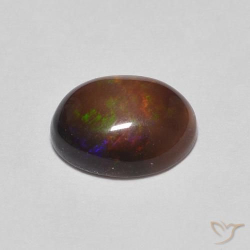 Opale di cioccolato Pan di zenzero marrone naturale da 0.76 ct, Ovale, Opaco