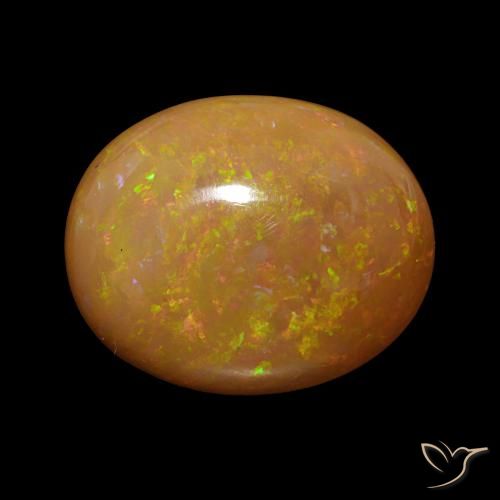 12.74ct Multicolore Opale di cioccolato, Ovale, Opaco