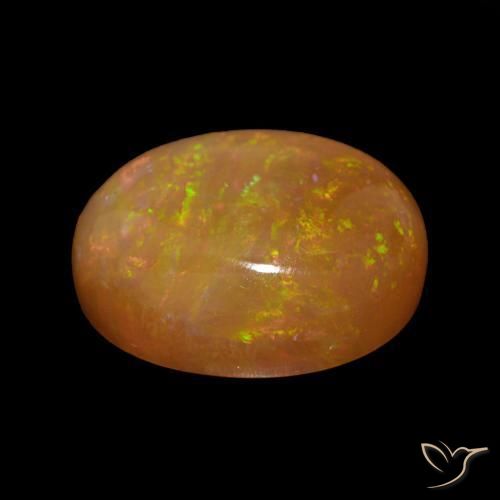 Opale di cioccolato Multicolore naturale da 12.74 ct, Ovale, Opaco
