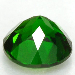 Diopside di cromo Verde naturale da 0.51 ct, Taglio rotondo, VS-SI