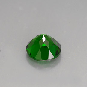Diopside cromifero naturale verde da 1,40 ct, taglio rotondo, VS