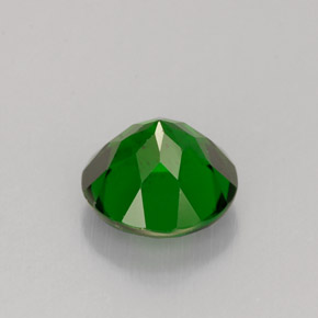 Diopside cromifero naturale verde da 1,48 ct, taglio rotondo, VS