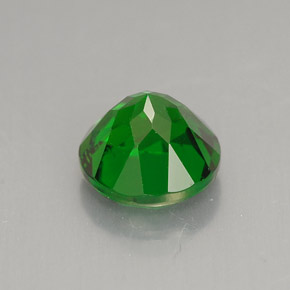 Diopside cromifero naturale verde da 1,70 ct, taglio rotondo, VS