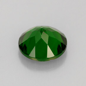 Diopside cromifero naturale verde da 1,98 ct, taglio rotondo, VS-SI