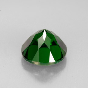 Diopside cromifero naturale verde da 2,33 ct, taglio rotondo, VS-SI