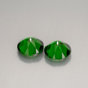 Diopside cromifero naturale verde da  ct, taglio rotondo, VS-SI