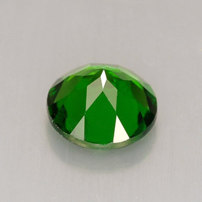 Diopside cromifero naturale verde da 1,34 ct, taglio rotondo, VS