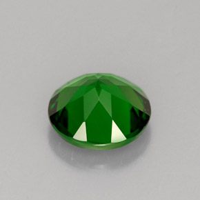 Diopside cromifero naturale verde da 1,24 ct, taglio rotondo, VS