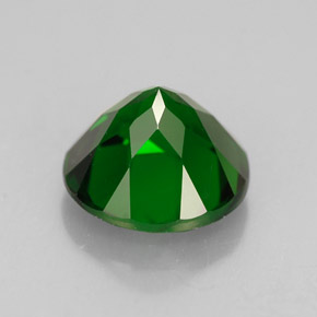 Diopside cromifero naturale verde da 1,51 ct, taglio rotondo, SI