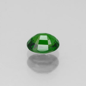 Diopside cromifero verde naturale da 0,66 ct, taglio ovale, VS