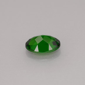 Diopside cromifero naturale verde da 0,77 ct, taglio ovale, VS