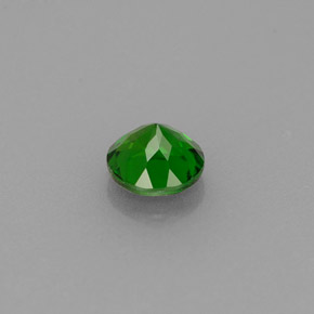Diopside cromifero naturale verde da 0,45 ct, taglio rotondo, VVS-VS
