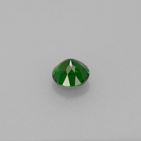 Diopside cromifero naturale verde da 0,45 ct, taglio rotondo, VS
