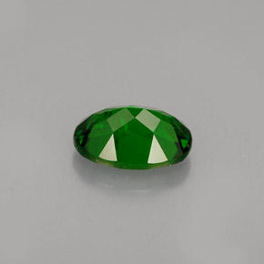 Diopside cromifero naturale verde da 0,88 ct, taglio ovale, VS