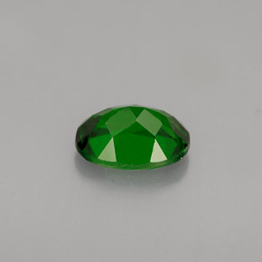 Diopside cromifero naturale verde da 0,87 ct, taglio ovale, VS