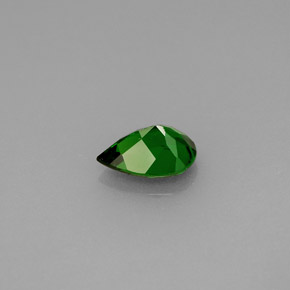 Diopside di cromo Verde naturale da 0.64 ct, Forma a pera, VS