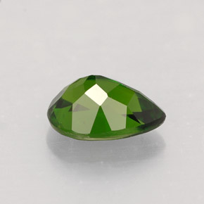 Diopside di cromo Verde naturale da 0.80 ct, Forma a pera, VVS-VS