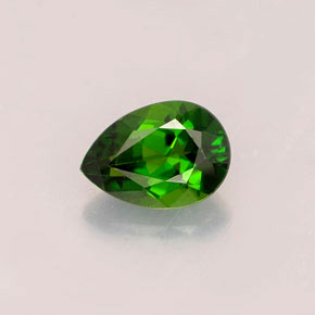 Diopside di cromo Verde naturale da 0.76 ct, Forma a pera, VVS