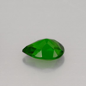 Diopside cromifero naturale verde da 0,76 ct, taglio a pera, VS
