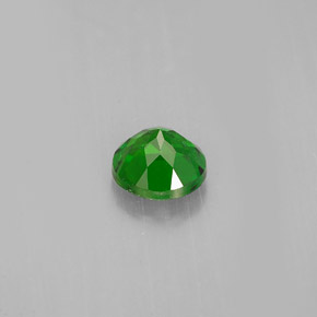 Diopside cromifero naturale verde da 0,60 ct, taglio rotondo, VS