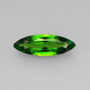 Diopside cromifero naturale verde da 0,92 ct, marchesa, VVS-VS