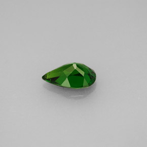 Diopside di cromo Verde naturale da 0.82 ct, Forma a pera, VS
