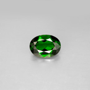 Diopside di cromo Verde naturale da 1.17 ct, Taglio ovale, VVS-VS