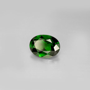 Diopside di cromo Verde naturale da 1.17 ct, Taglio ovale, VVS-VS