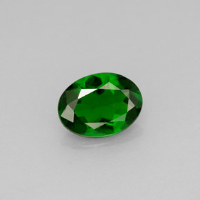 Diopside di cromo Verde naturale da 0.94 ct, Taglio ovale, VS