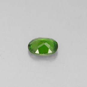 Diopside cromifero naturale verde da 0,28 ct, taglio ovale, VS