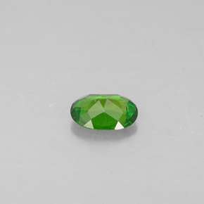 Diopside cromifero naturale verde da 0,23 ct, taglio ovale, VS