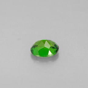 Diopside cromifero naturale verde da 0,29 ct, taglio ovale, VS