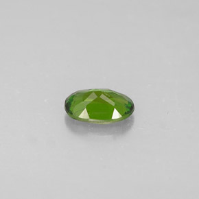 Diopside cromifero naturale verde da 0,28 ct, taglio ovale, VS